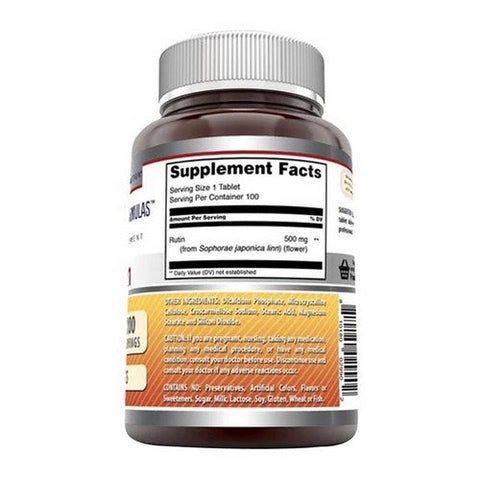 Amazing Nutrition, Rutin, 500 Mg, 100 Tabs Amazing Nutrition