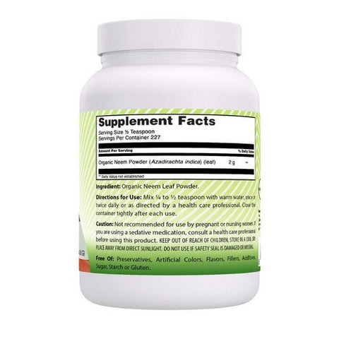 Amazing Nutrition, Amazing India Organic Neem Powder, 16 Oz Amazing Nutrition
