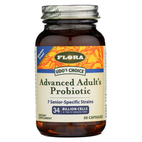 Flora, Adavanced Adult's Probiotic, 30 Softgels Flora