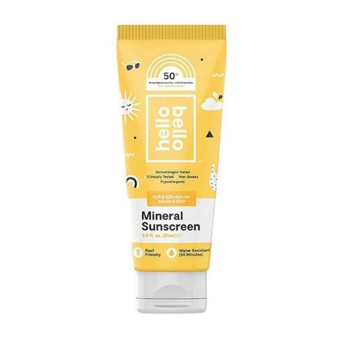 Hello Bello, SPF 50 Sunscreen Mineral Lotion, 3 Oz Hello Bello