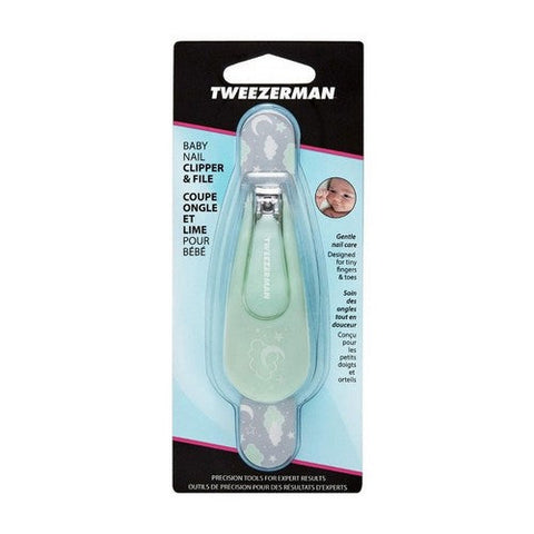 Tweezerman, Baby Nail Clipper with Bear File, 1 Count Tweezerman