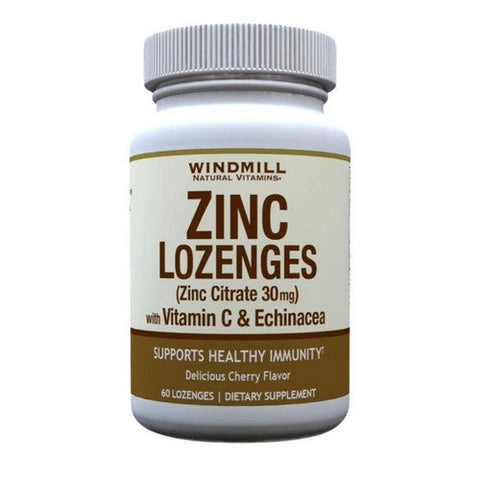 Windmill Health, Zinc With Vitamin C, 60 Lozenges Windmill Health