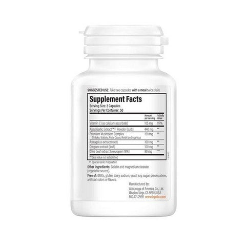 Kyolic, Aged Garlic Extract Immune Formula 103, 100 Caps Kyolic