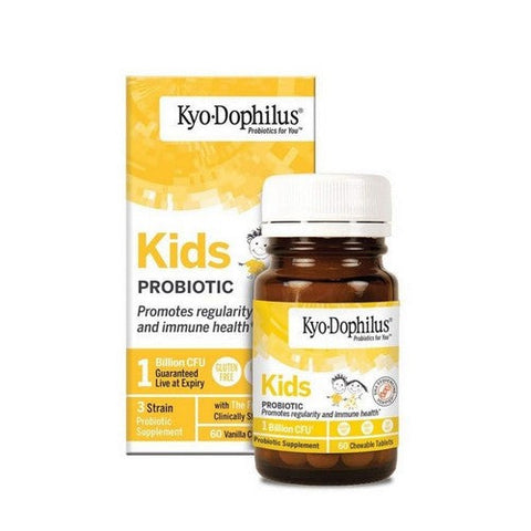 Kyolic, Kids Probiotic Kyo-Dophilus Vanilla, 60 Tabs Kyolic