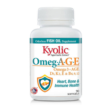 Kyolic, Omega Odorless Fish Oil, 90 Softgels Kyolic