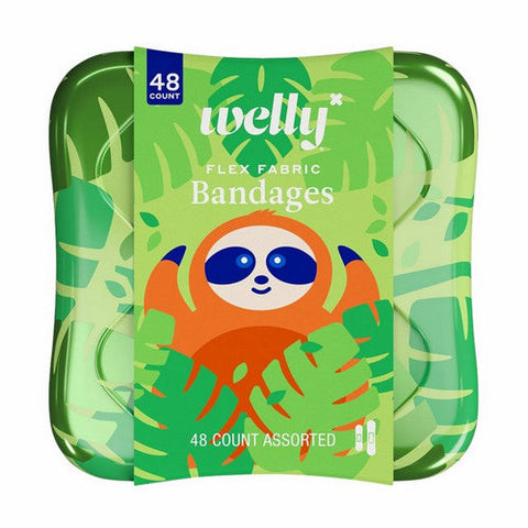 Welly, Flexible Bandages Assorted, 48 Count Welly