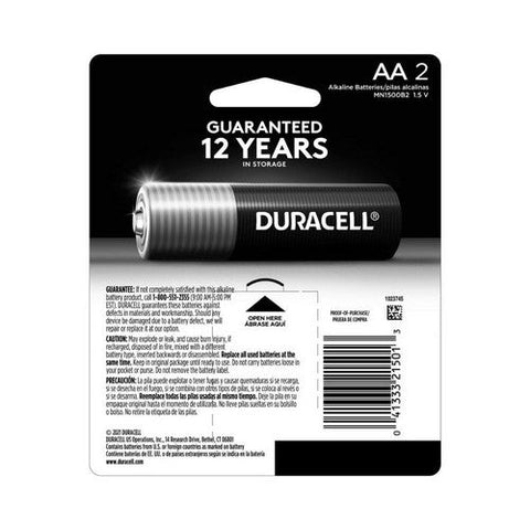Duracell, Duracell Aa Batteries, 2 Count