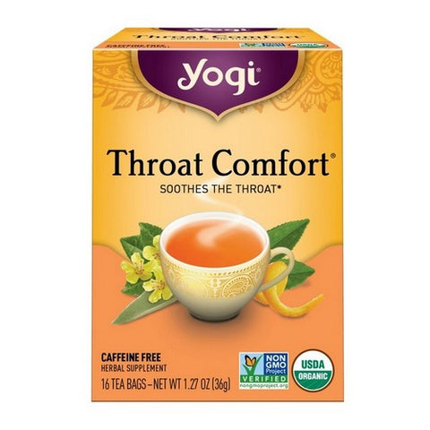 Yogi, Organic Throat Comfort, 16 Bags Yogi