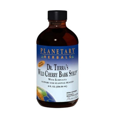 Planetary Herbals, Dr.Tierra's Wild Cherry Bark Syrup, 8 Oz Planetary Herbals