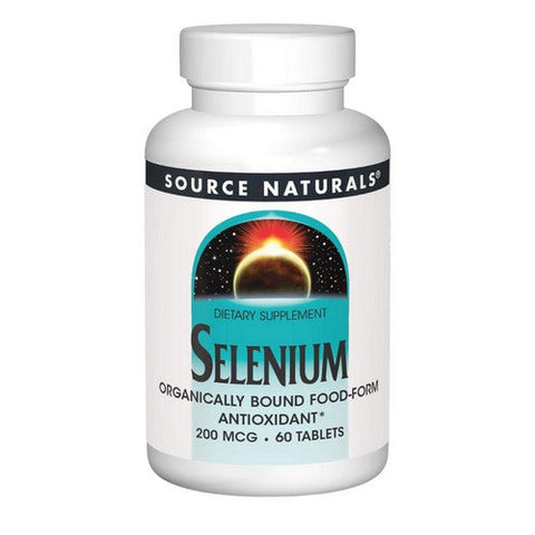 Source Naturals, Selenium, 200 Mcg, 60 Tabs Source Naturals