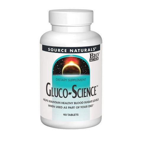 Source Naturals, Gluco-Science, 90 Tabs Source Naturals