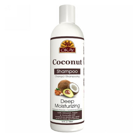 Okay Pure Naturals, Deep Moisturizing Shampoo, Coconut 12 Oz Okay Pure Naturals