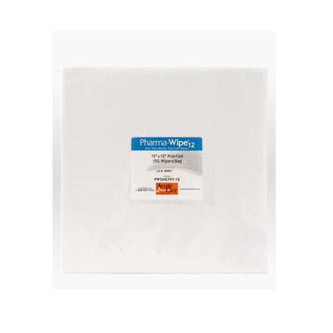 Acute Care, Pharma Wipes Non Sterile 12" X 12" Inch, Pharma Wipes Non Sterile, 150 Count Acute Care