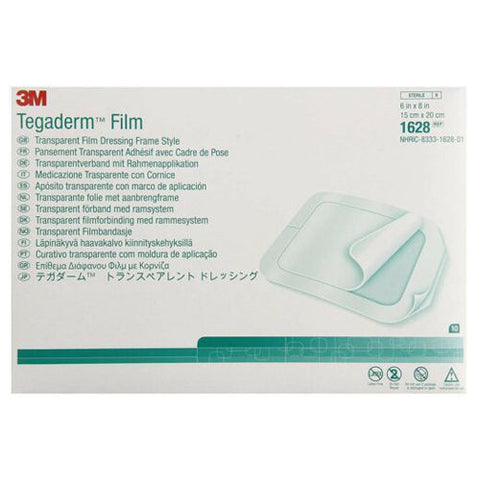 3M, Tegaderm Transparent Film Dressing, 6 Inch X 8 Inch 1 Count 3M