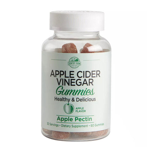 Country Farms, Apple Cider Vinegar Gummies, 60 Count Country Farms
