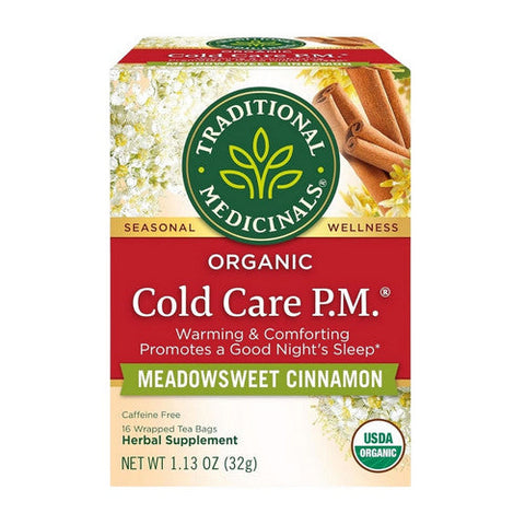Traditional Medicinals, Organic Cold Care P.M. Tea, 16 Bags Traditional Medicinals