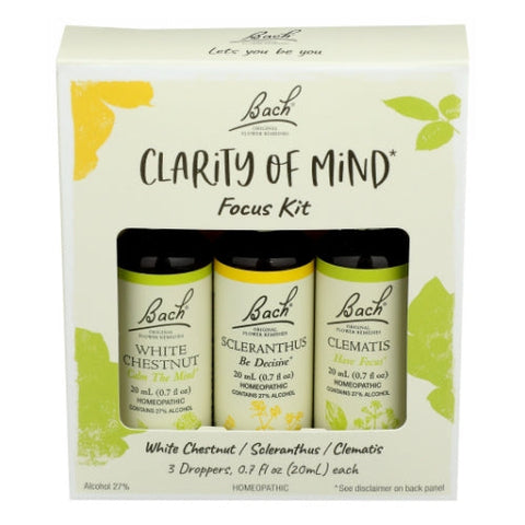 Bach, Clarity of Mind Focus Kit, 60 Ml Bach