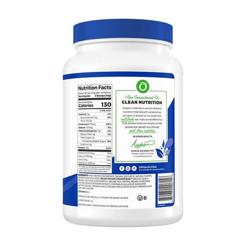 Orgain, Grass Fed Clean Whey Protein Powder Creamy, Chocolate Fudge 1.82 Lb Orgain