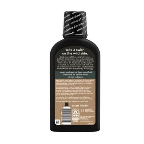 Hello Bello, Activated Charcoal Mouthwash Natural Fresh Mint, 16 Oz Hello Bello