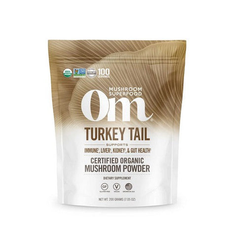Om Mushrooms, Turkey Tail Organic Mushroom Powder, 7.05 Oz Om Mushrooms