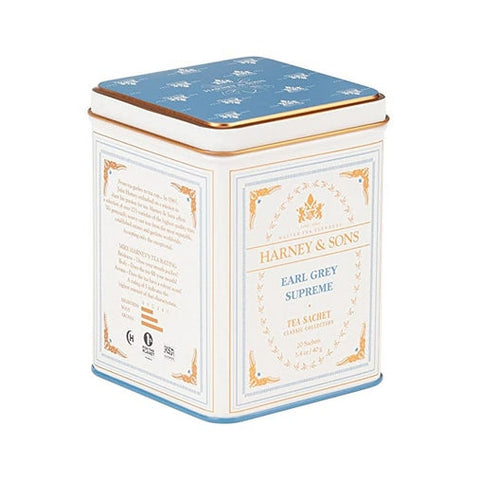Harney & Sons, Earl Grey Supreme Black Tea, 20 Bags (Case of 4) Harney & Sons