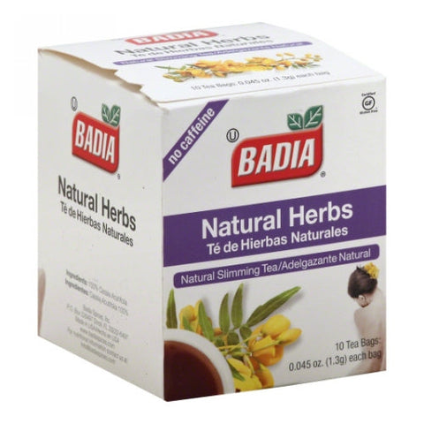 Badia, Natural Herb Tea, 10 Bags (Case of 20) Badia