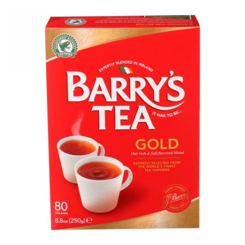 Barry's, Gold Blend Tea, 80 Count (Case of 6) Barry's