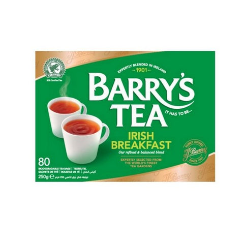 Barry's, Irish Breakfast Tea, 80 Count (Case of 6) Barry's