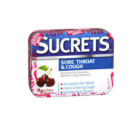 Sucrets, Sore Throat & Cough Lozenges Vapor, 18 Count Sucrets