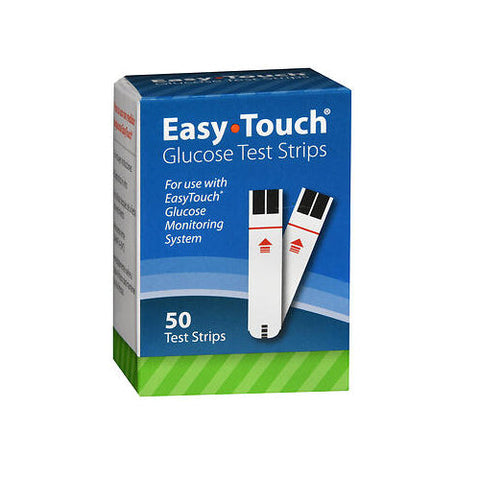 Easy Touch, Glucose Test Strips, 50 Count Easy Touch
