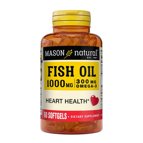 Fish Oil And Omega-3 60 Softgels by Mason