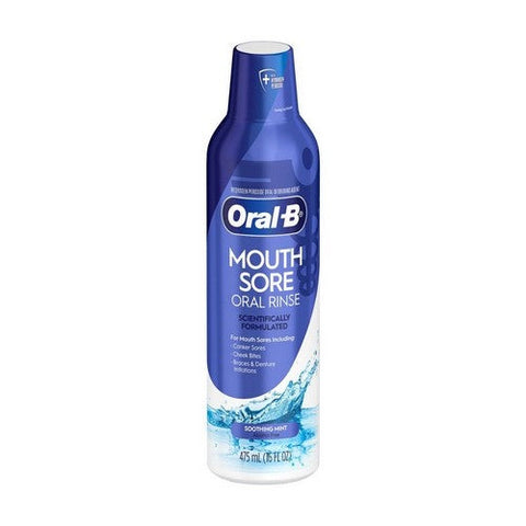 Oral-B, Mouth Sore Oral Rinse Soothing Mint, 16 Oz Oral-B