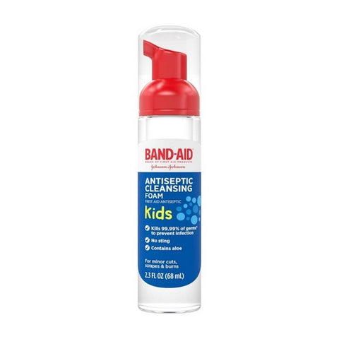 Band-Aid, Antiseptic Foam for Kids, 2.3 Oz Band-Aid