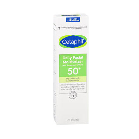 Cetaphil, Daily Facial Moisturizer With Sunscreen SPF 50+, 1.7 Oz Cetaphil