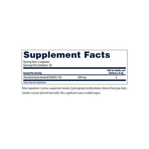 Florastor, Daily Probiotic Supplement, 250 mg, 100 Caps