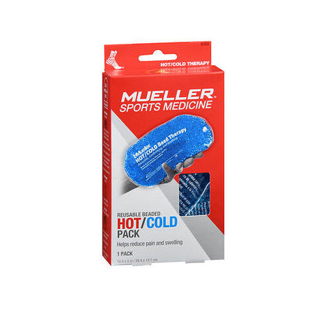 Mueller, Sports Medicine Reusable Beaded Hot Cold Pack Blue, 1 Count Mueller
