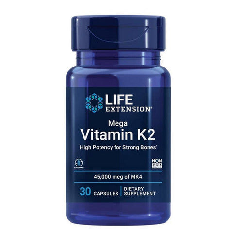 Life Extension, Mega Vitamin K2, 45000 Mcg, 30 Caps Life Extension