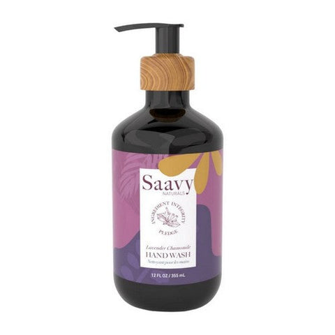 Saavy Naturals, Liquid Hand Soap Lavender Chamomile, 12 Oz Saavy Naturals