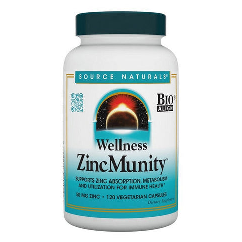 Source Naturals, Wellness ZincMunity, 120 Veg Caps Source Naturals