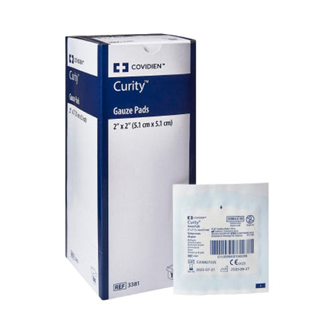 Cardinal, Curity Sterile Gauze sponge 2 x 2 Inch, Box Of 100 Cardinal