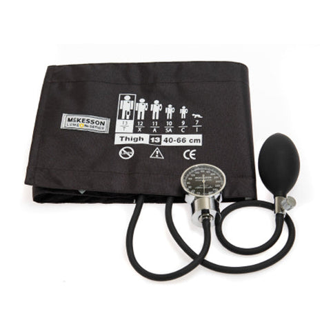 McKesson, Aneroid Sphygmomanometer Unit Thigh Cuff Nylon Cuff 40 - 66 cm 01-700-13TBRGM, Box Of 1 McKesson