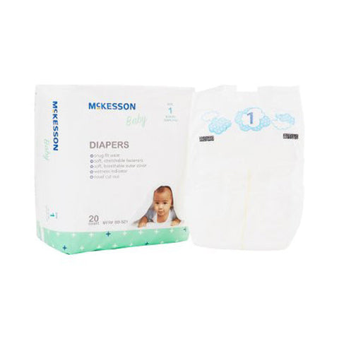 McKesson, Baby Diapers Size 1, Count of 1 McKesson