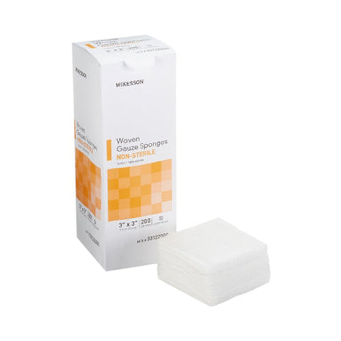 McKesson, Nonsterile Gauze sponge 3 x 3 Inch, Box Of 200 McKesson