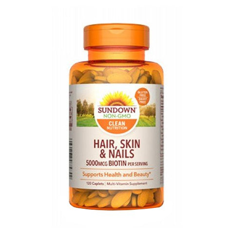 Sundown Naturals, Hair, Skin & Nails, 120 Count Sundown Naturals