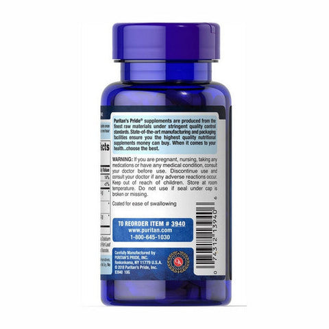 Puritan's Pride, L-Arginine L-Ornithine L-Lysine, 60 Caplets Puritan's Pride