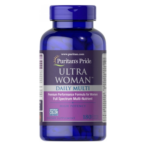 Ultra Woman Daily Multi Timed Release with Zinc 180 Caplets by Puritan's Pride