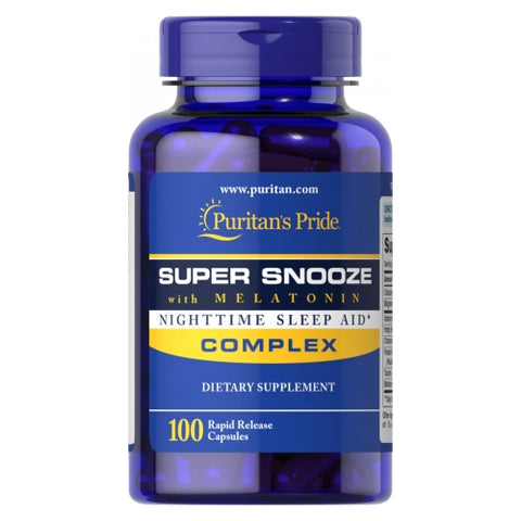 Puritan's Pride, Super Snooze with Melatonin, 120 Caplets Puritan's Pride