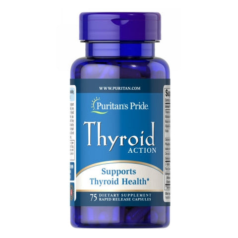 Puritan's Pride, Thyroid Action, 200 Capsules Puritan's Pride