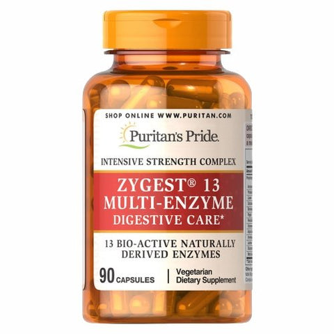 Puritan's Pride, Zygest 13 Multi-Enzyme, 60 Capsules Puritan's Pride