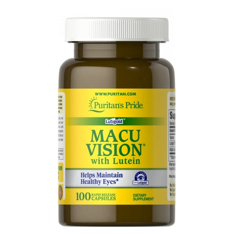 Puritan's Pride, Macuvision with Alpha Lipoic Acid and Lutein, 100 Capsules Puritan's Pride